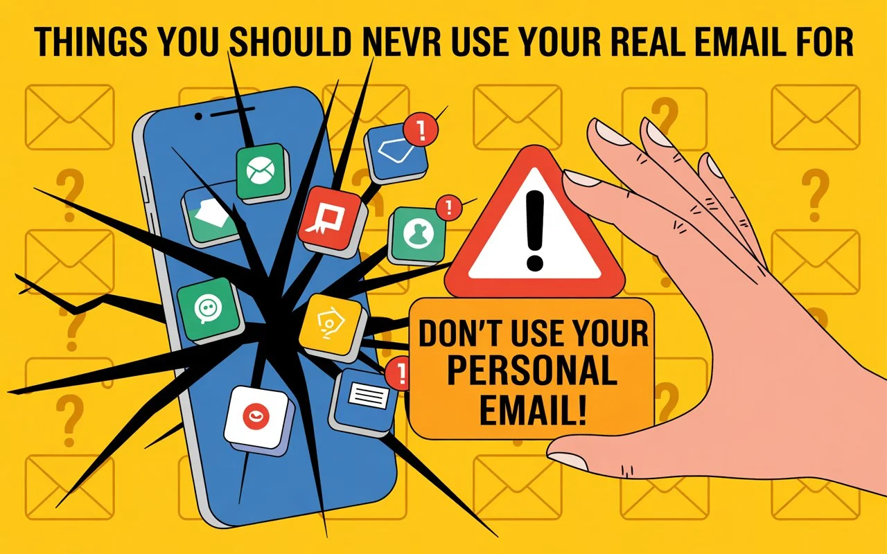 Things You Should Never Use Your Real Email For (And What to Do Instead)